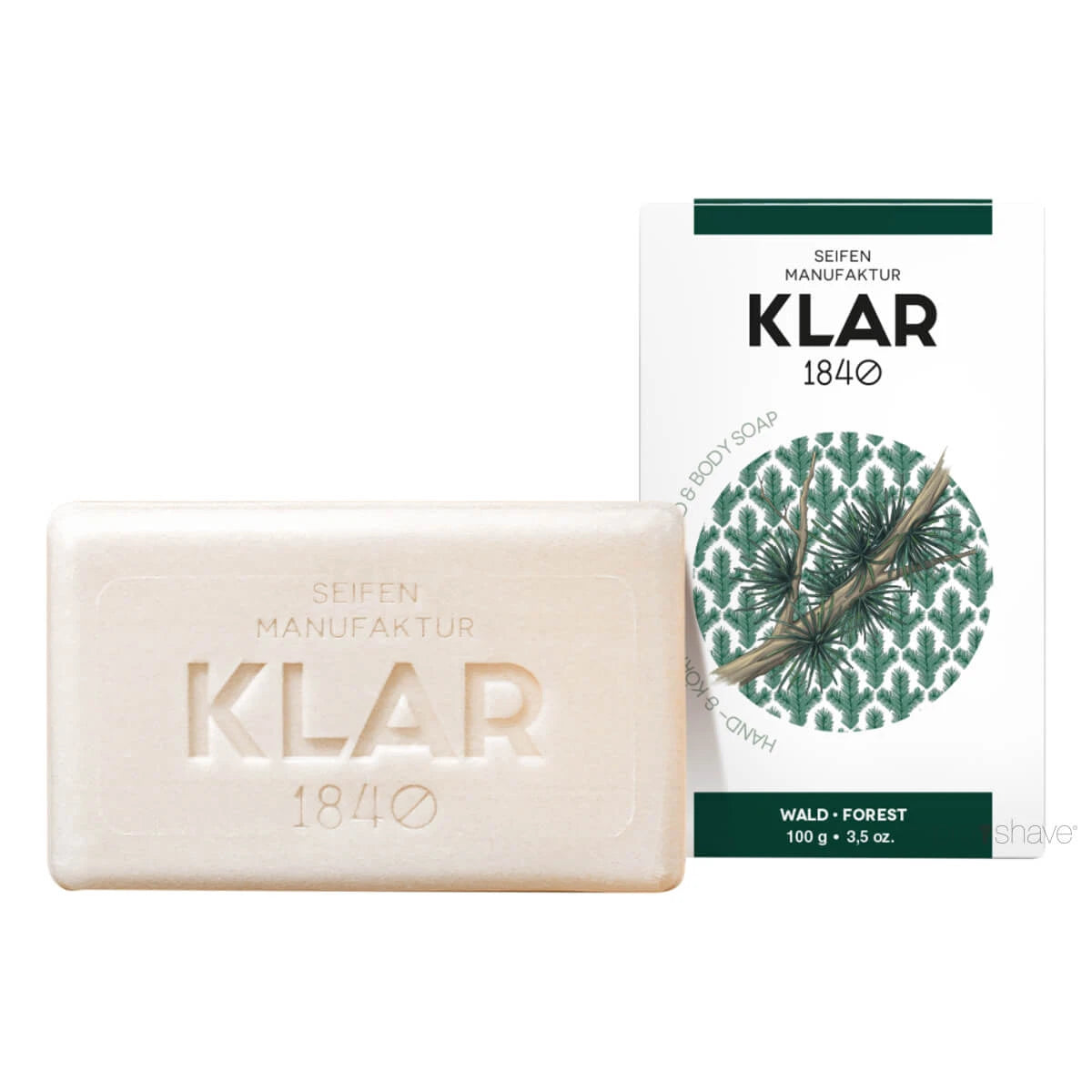 Klar Seifen Sæbe  Skov  100 Gr