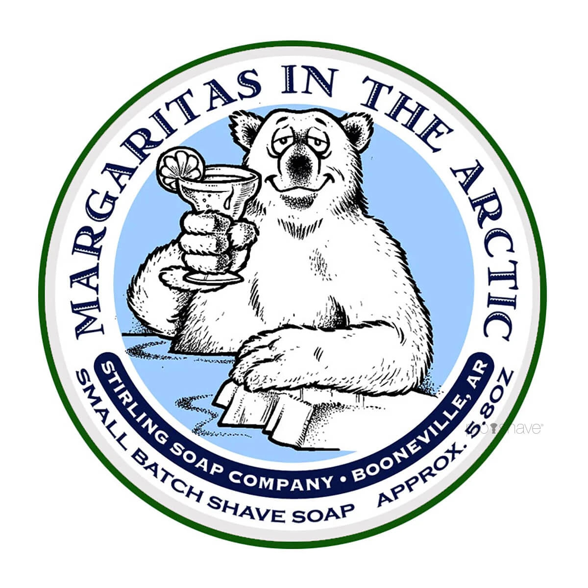 Stirling Soap Company Barbersæbe  Margaritas In The Arctic  170 Ml