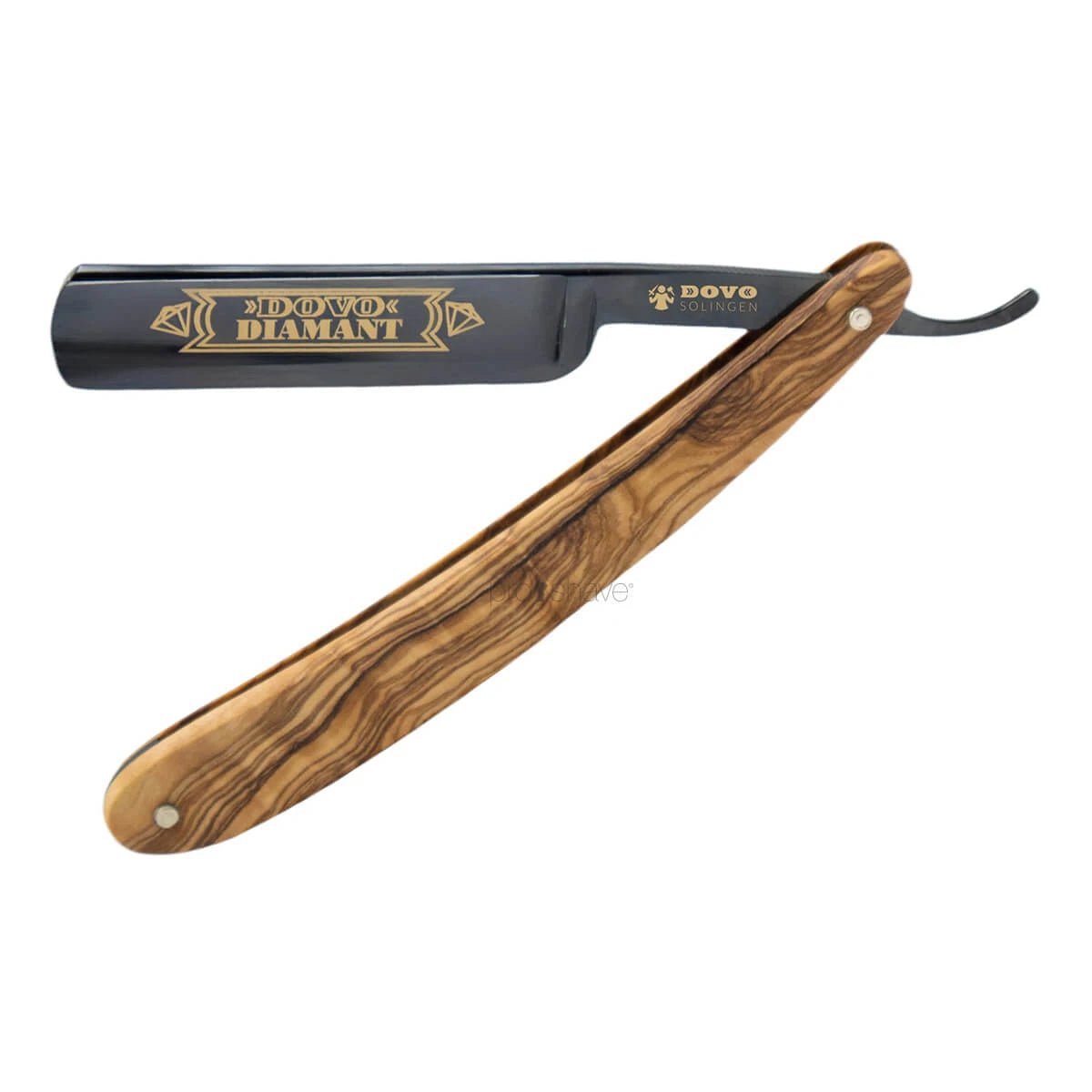 Dovo Solingen Straight Razor 5 8 Round Nose Diamant Oliventræ