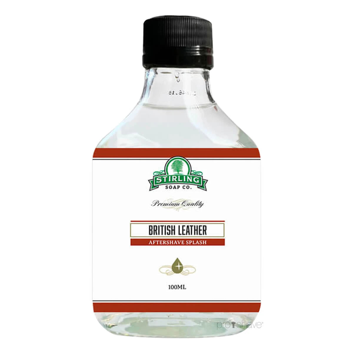 Stirling Soap Company Aftershave Splash  British Leather  100 Ml