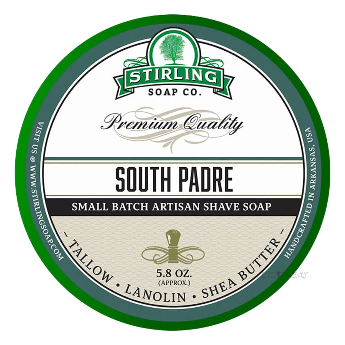 Stirling Soap Company Barbersæbe  South Padre  170 Ml