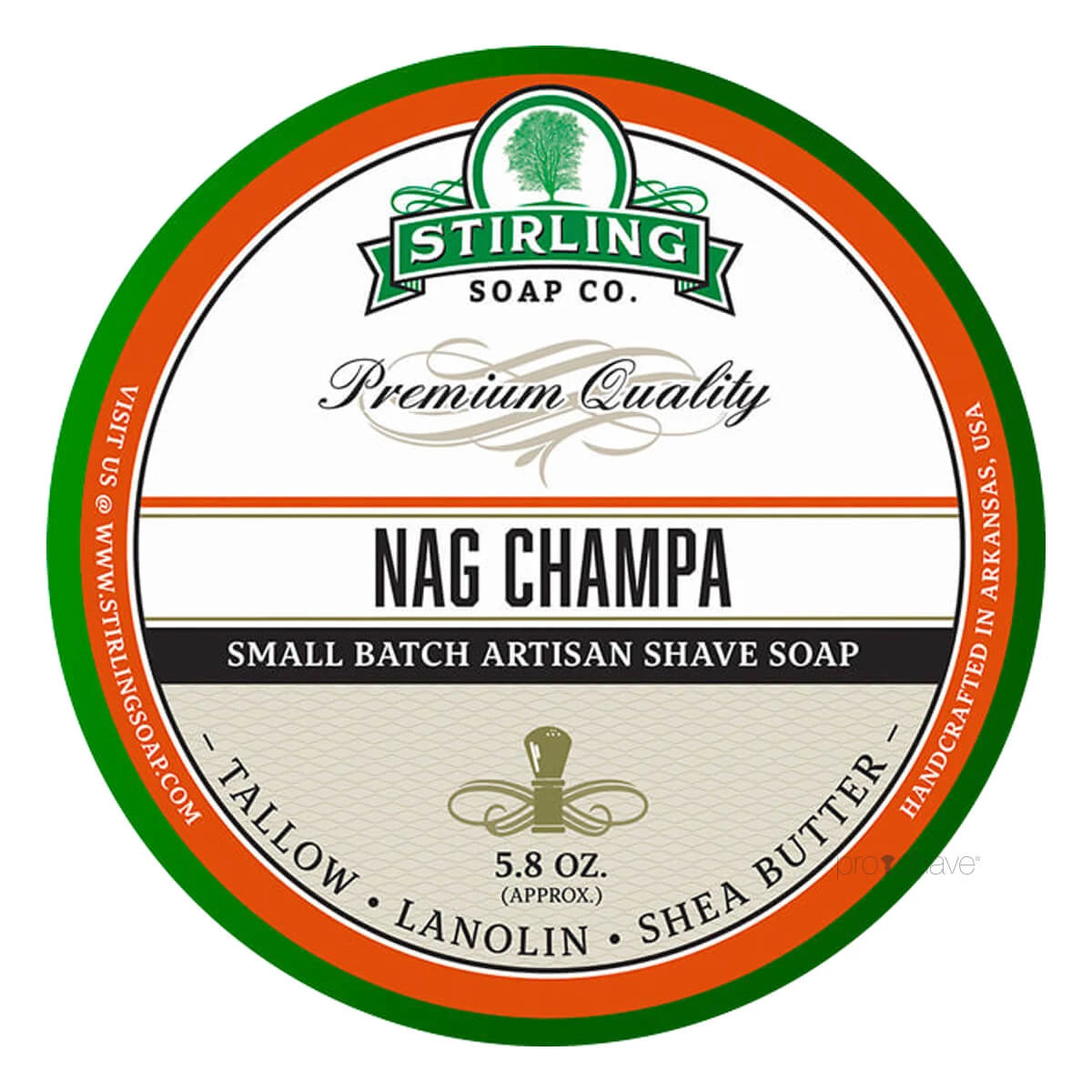 Stirling Soap Company Barbersæbe  Nag Champa  170 Ml