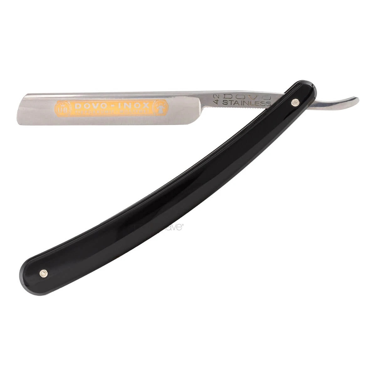 Dovo Solingen Straight Razor 3 8  French Nose  Inox  Sort