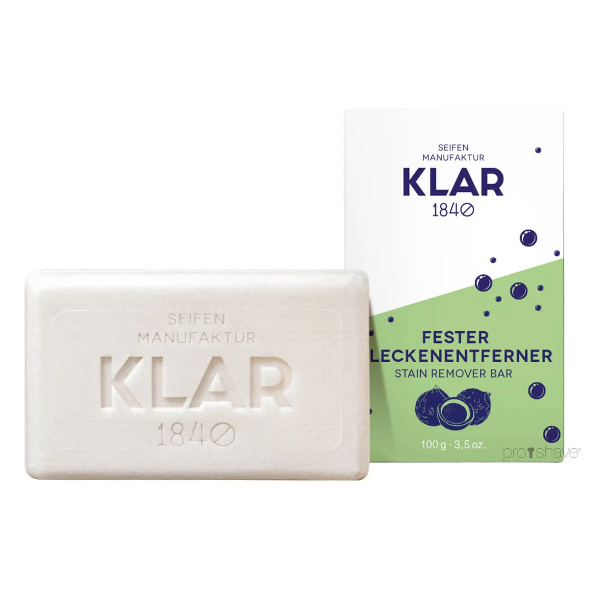 Klar Seifen Pletfjerner Fast Sæbebar 100 Gr
