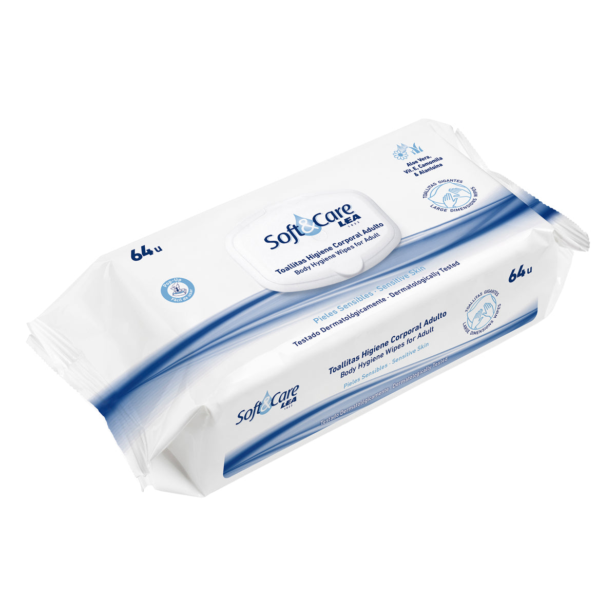 Lea Classic Wet Wipes For Personal Hygiene  64 Stk