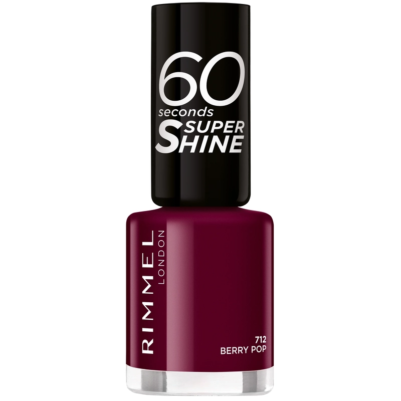 Rimmel 60 Seconds Nail Polish 8 Ml   712 Berry Pop