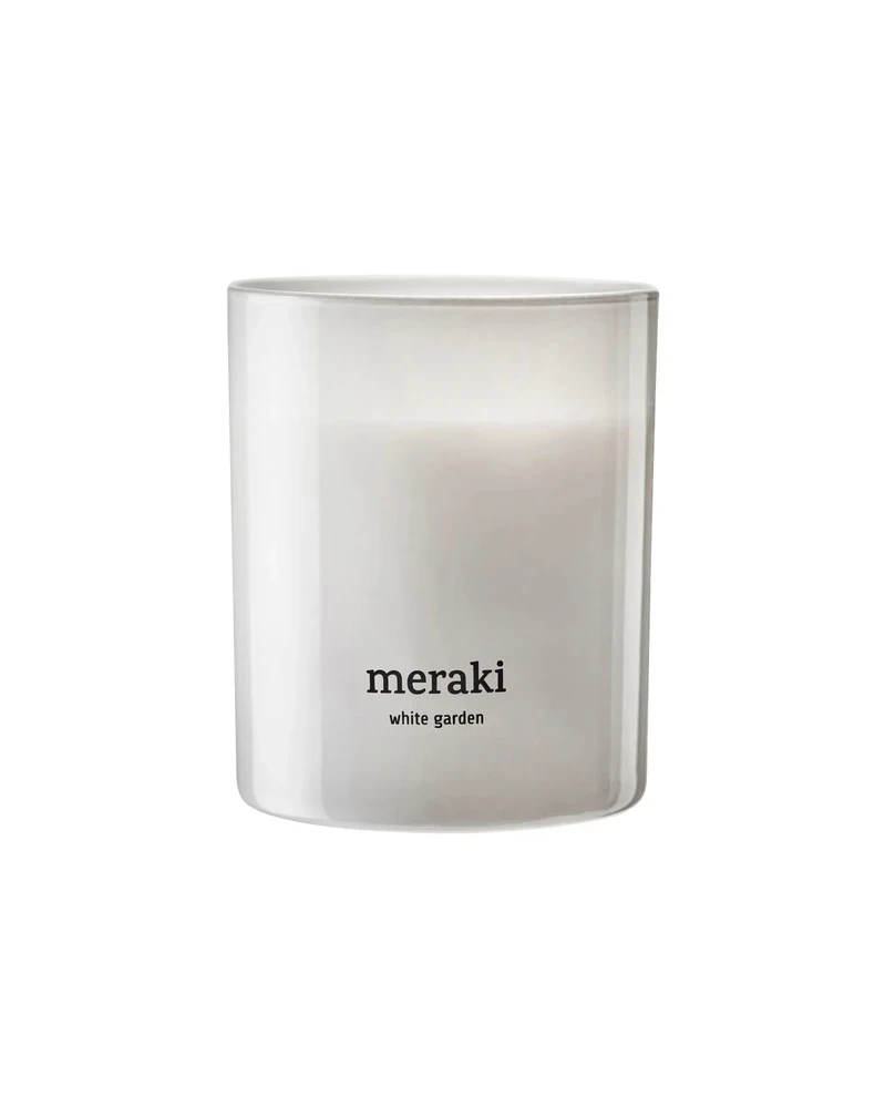 Meraki Duftlys White Garden 1stk 200g