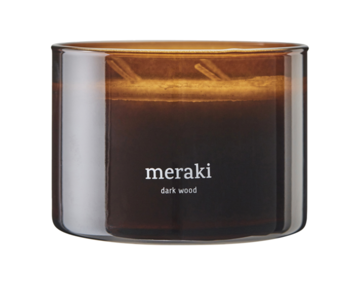 Meraki Duftlys Dark Wood 7 5cm X 10cm