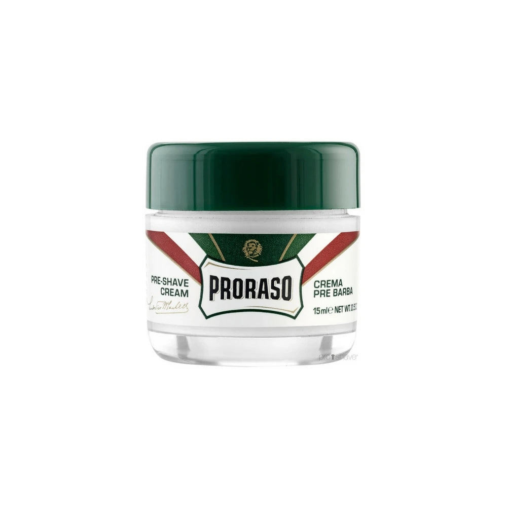 Proraso Preshave Cream   Refresh  Eucalyptus   Menthol  Rejsestørrelse 15 Ml