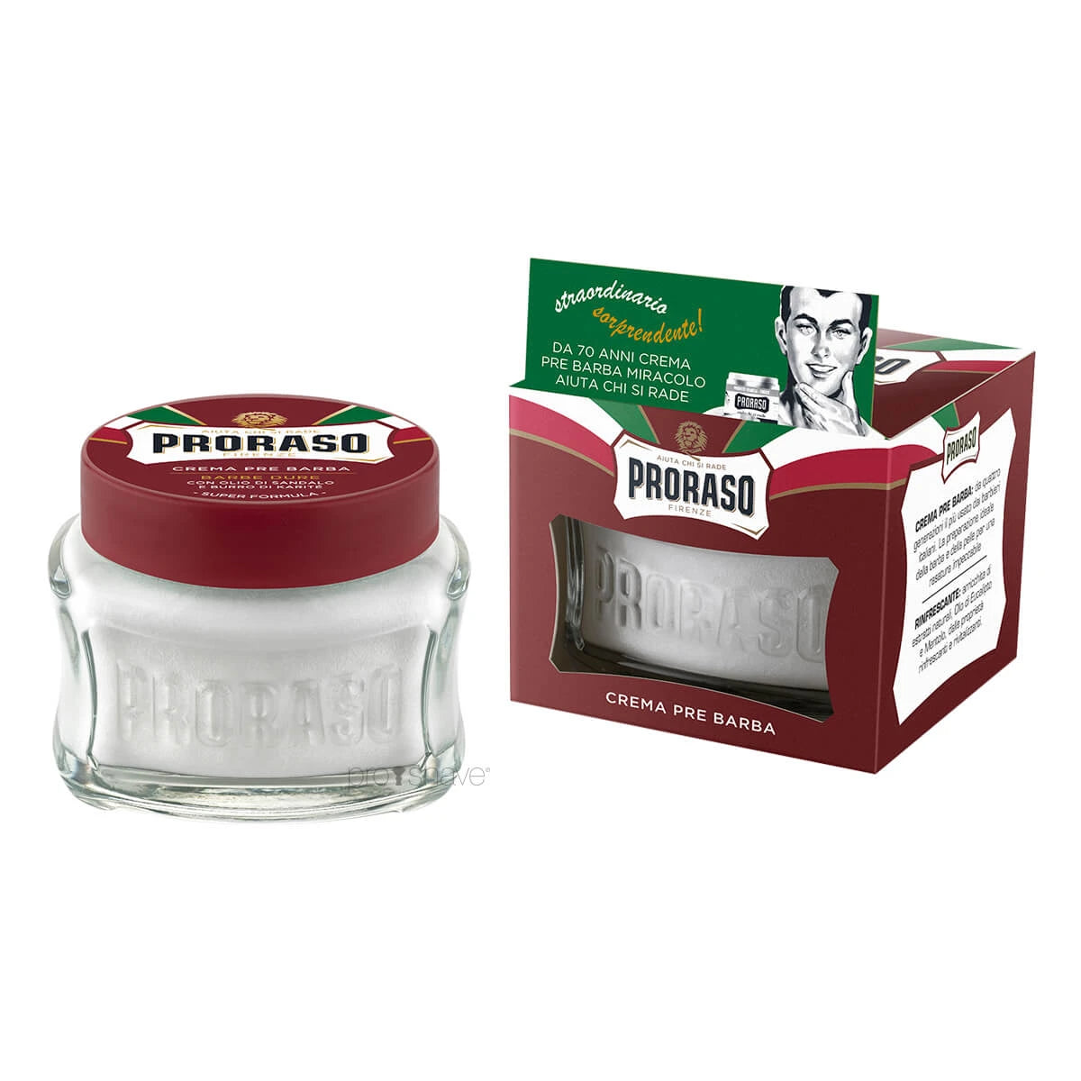 Proraso Preshave Cream   Nourishing  Sandeltræsolie Og Sheasmør  100 Ml