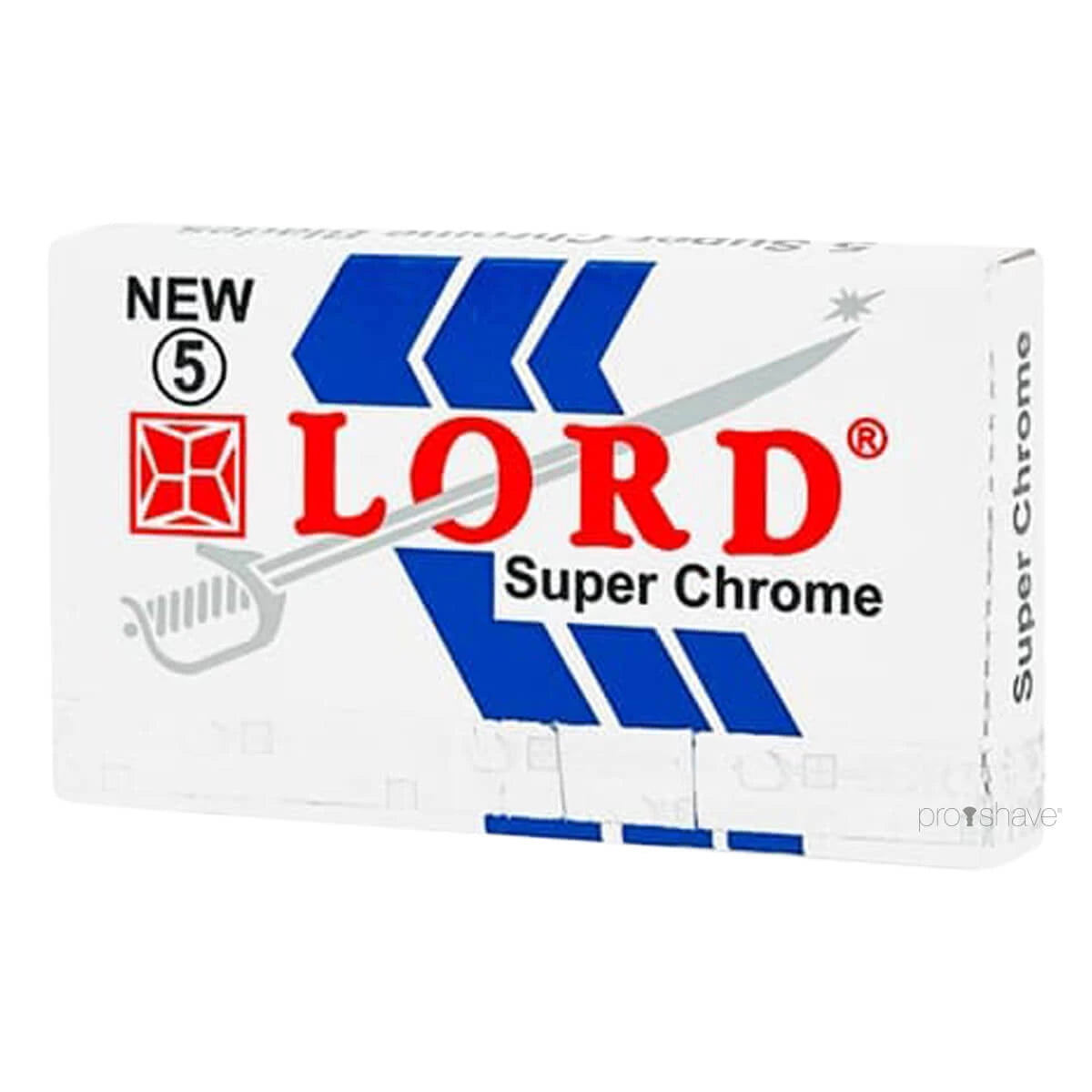 Lord Super Chrome De Barberblade 2x5 Stk 10 Stk