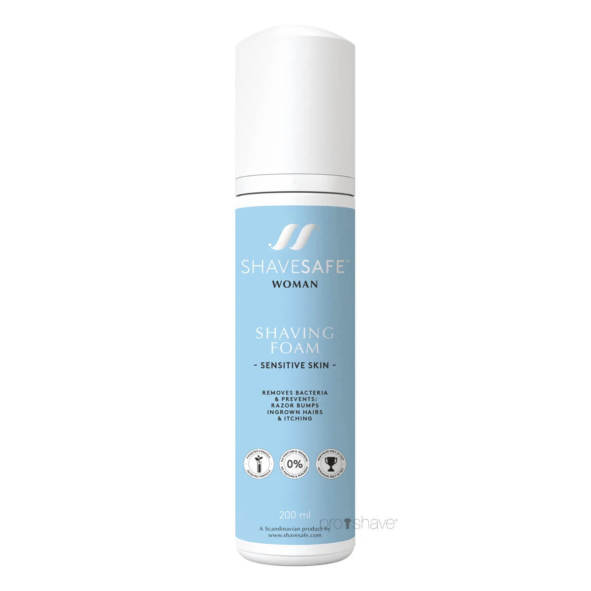 Shavesafe Barberskum  Woman  Sensitiv Hud  200 Ml