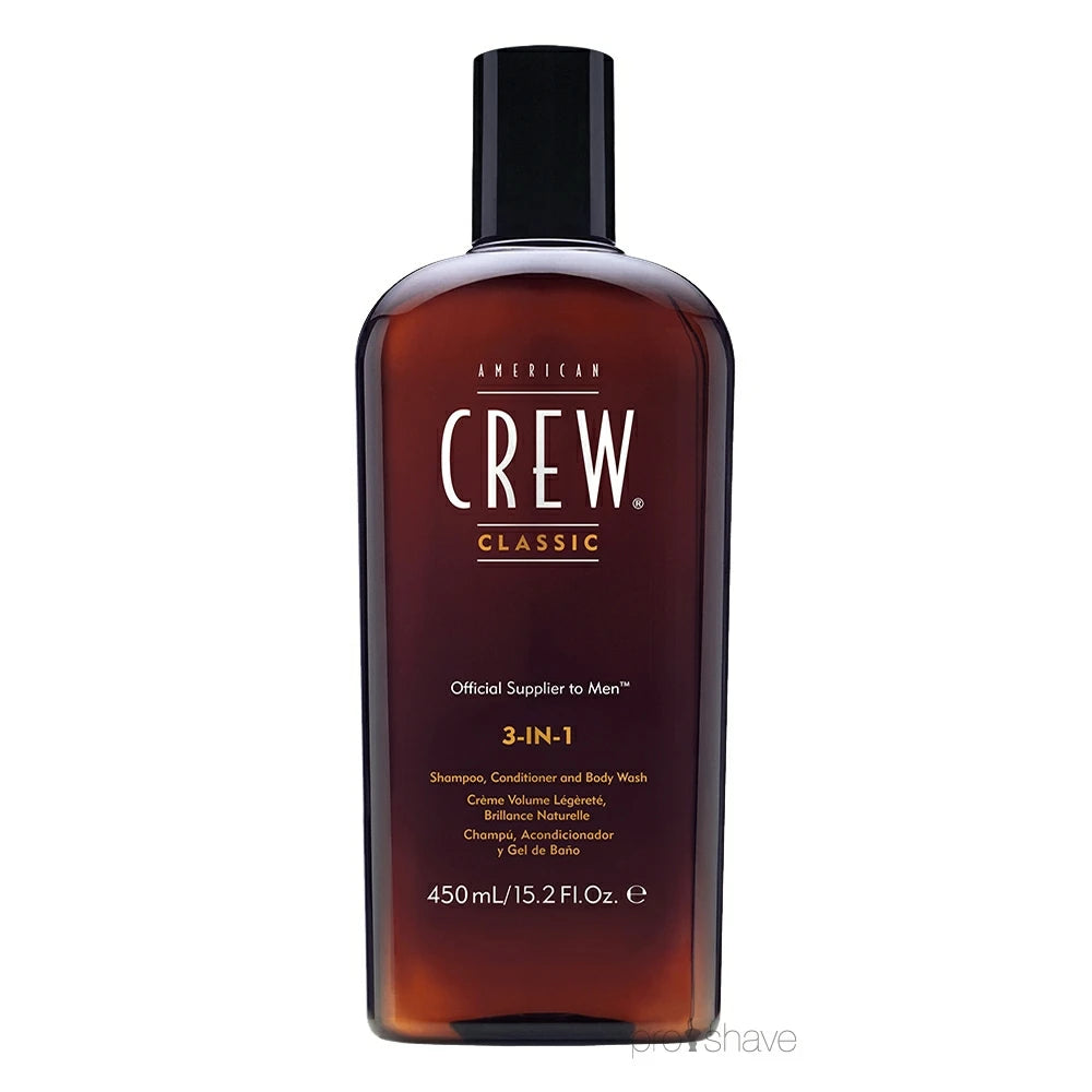 American Crew 3 In 1 Hair Body Shampoo 450 Ml