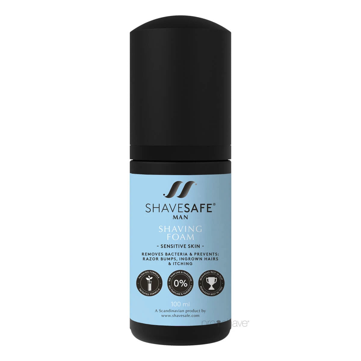 Shavesafe Barberskum  Man  Sensitiv Hud  100 Ml