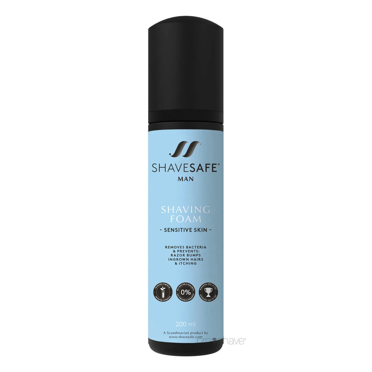 Shavesafe Barberskum  Man  Sensitiv Hud  200 Ml