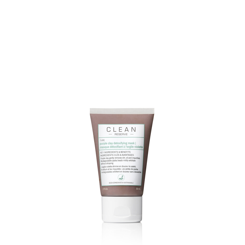 Clean Reserve Purple Clay Detoxifying Face Mask 59 Ml