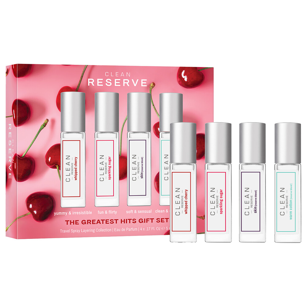 Clean Gift Set Reserve Layering Travel Spray Edp 4 X 5 Ml