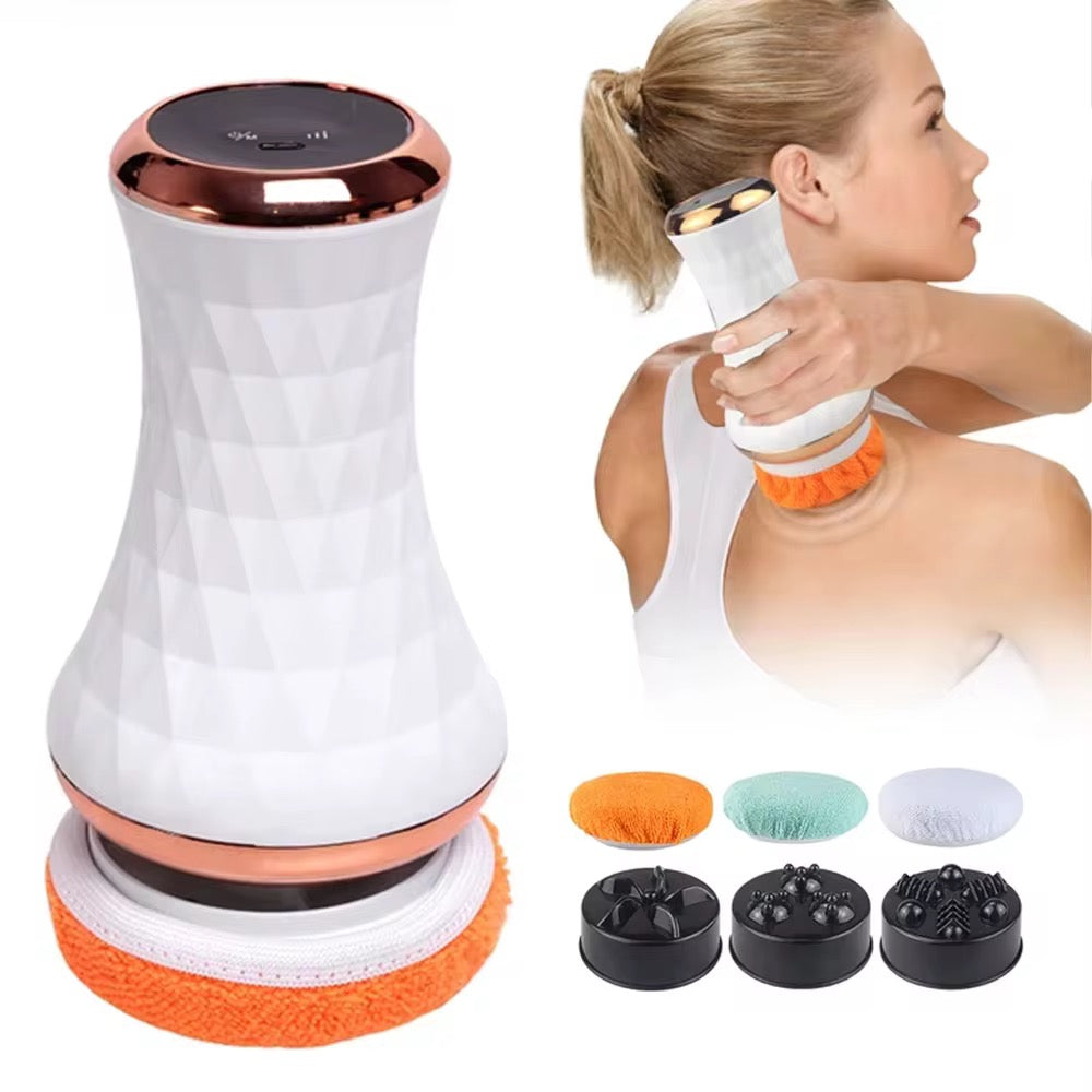 Trådløs Bodysculpt 2 I En Cellulite Remover Og Massageapparat    Inkl  Ekstra Pads