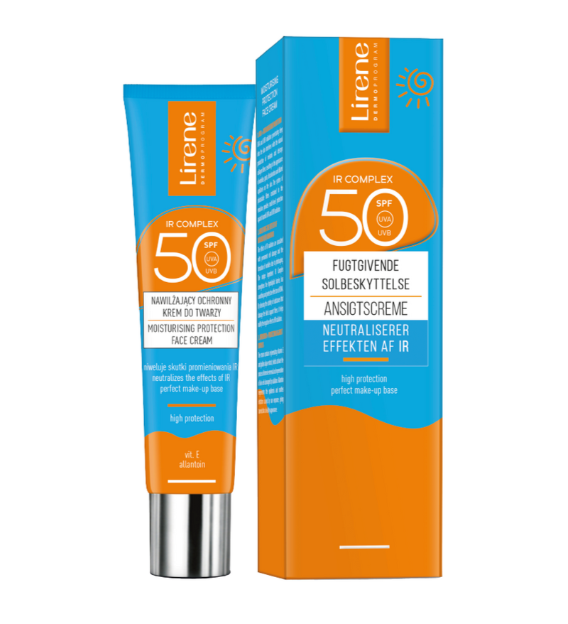 Lirene Solbeskyttelse Til Ansigt Spf50  40ml