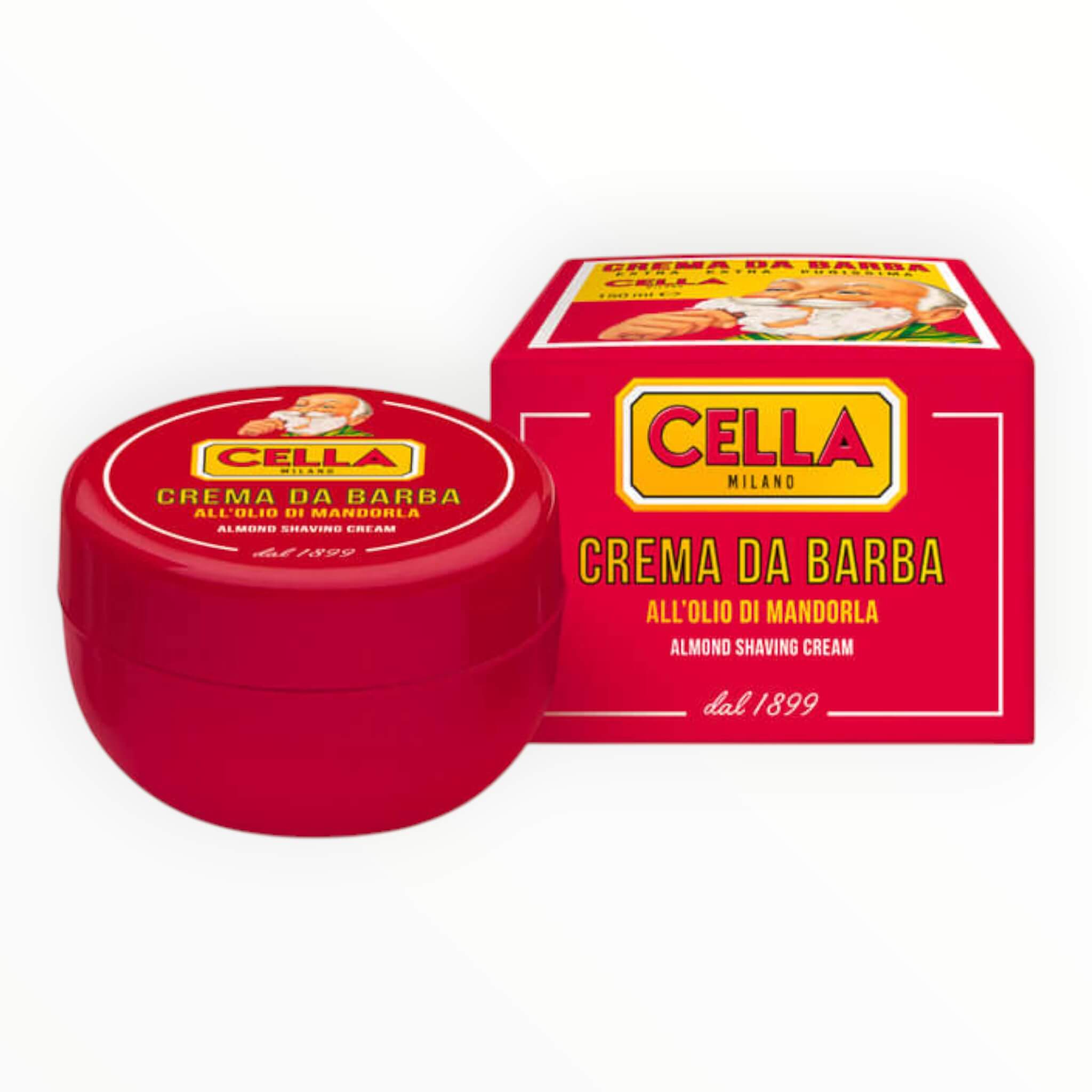 Cella Milano Barbersæbe Almond Oil 150 Ml