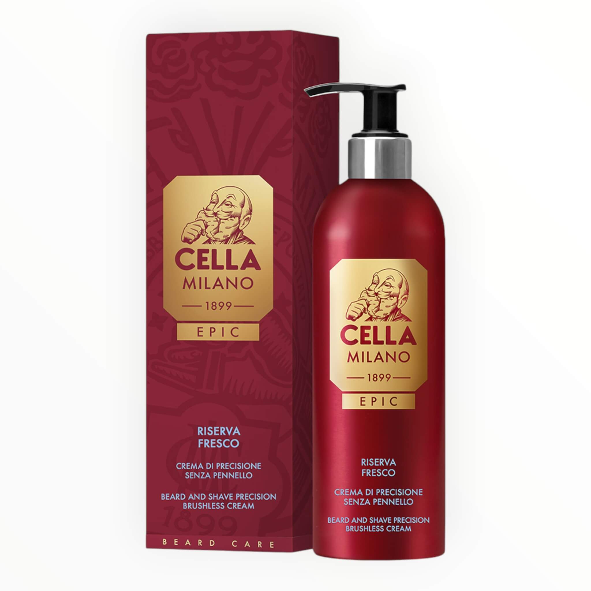 Cella Milano Epic Barbercreme Beard Precision Cream Riserva Fresco 175 Ml