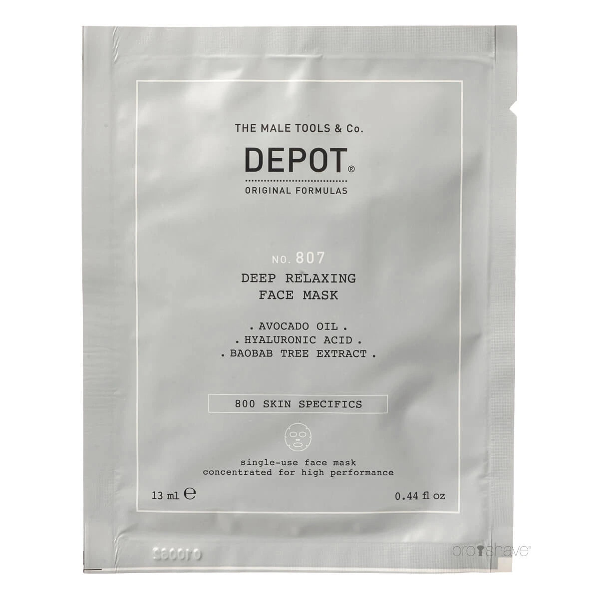 Depot   The Male Tools   Co  Deep Relaxing Face Mask  No  807  1 Stk