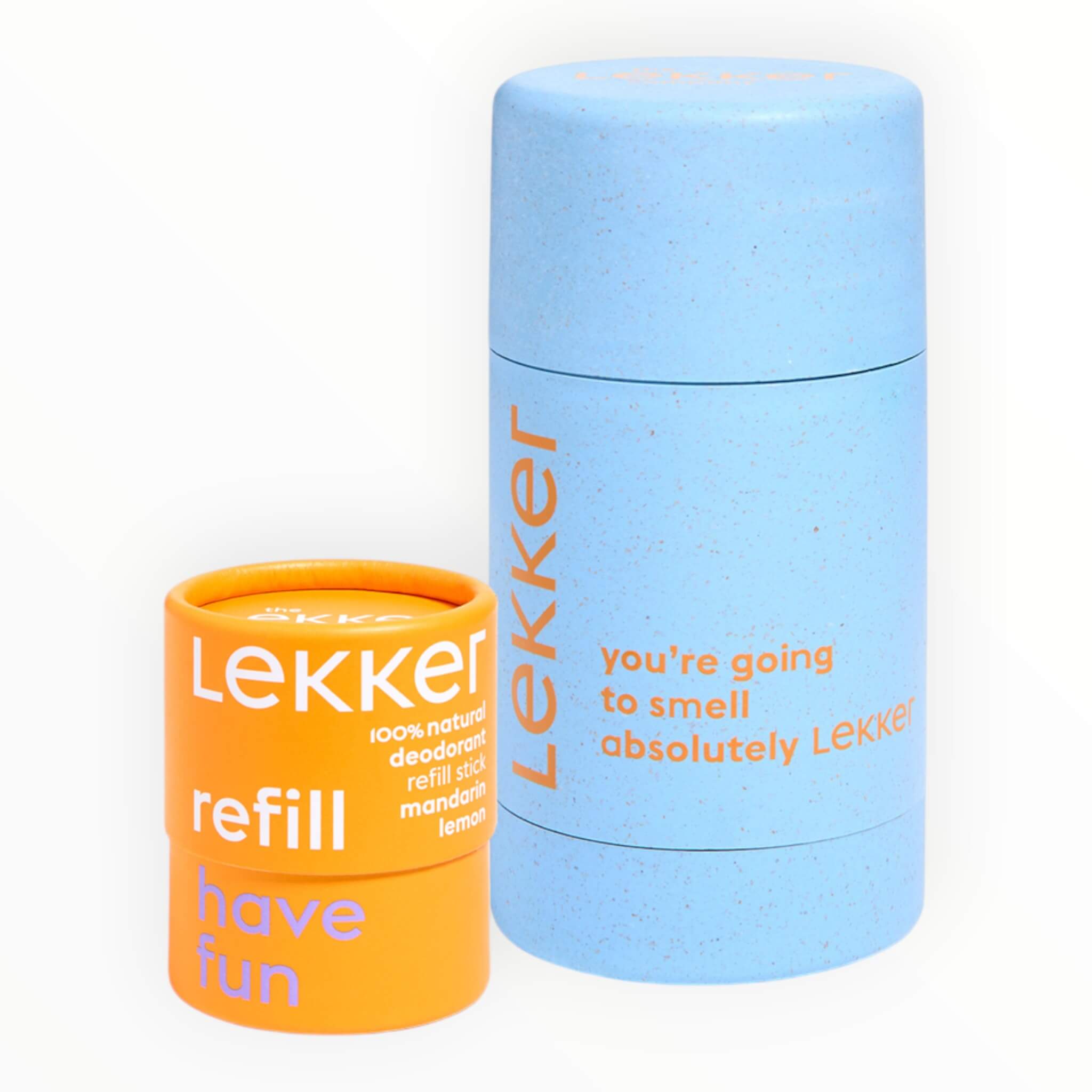 The Lekker Company Deodorant Stick  Refill Starter Set  Have Fun