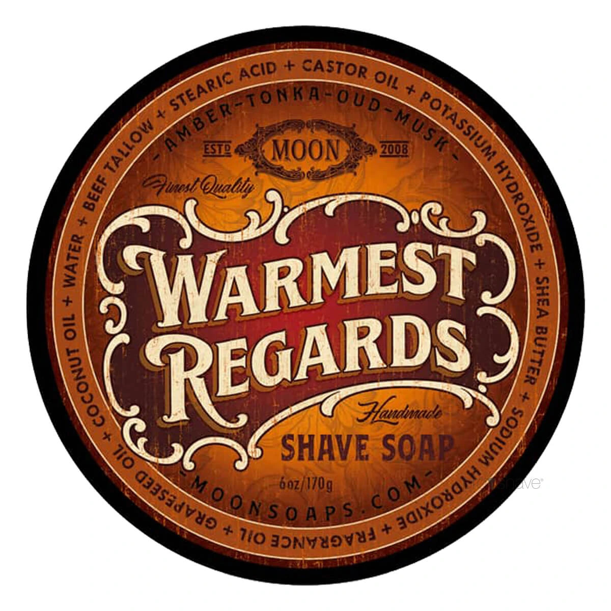 Moon Soaps Barbersæbe Warmest Regards 170 Gr