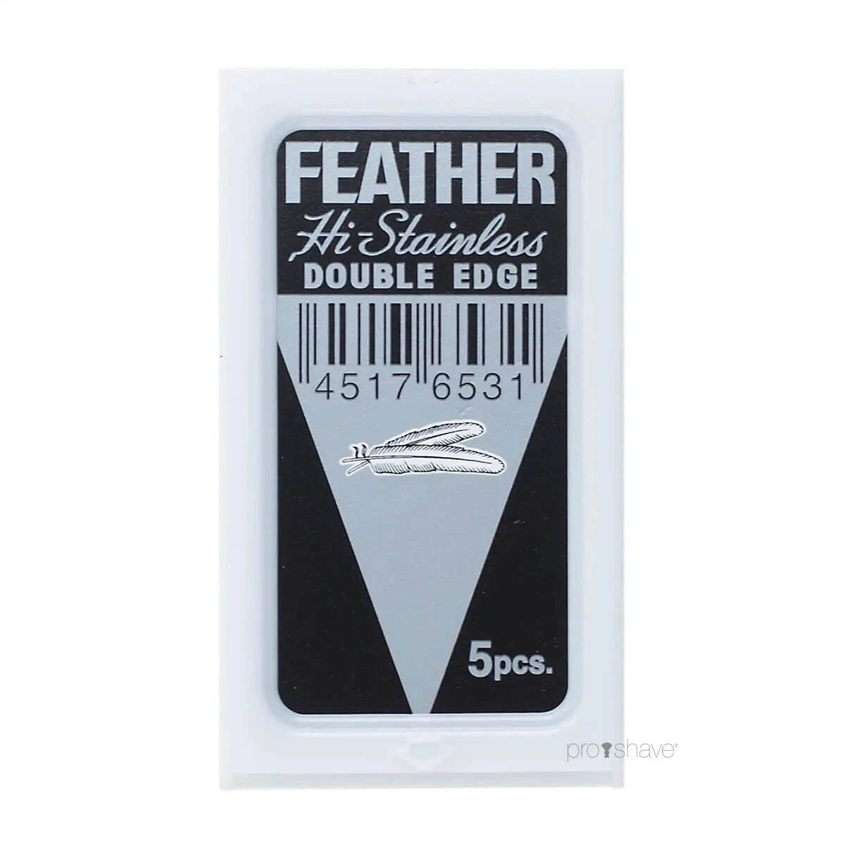 Feather Hi Stainless Barberblade  5 Stk