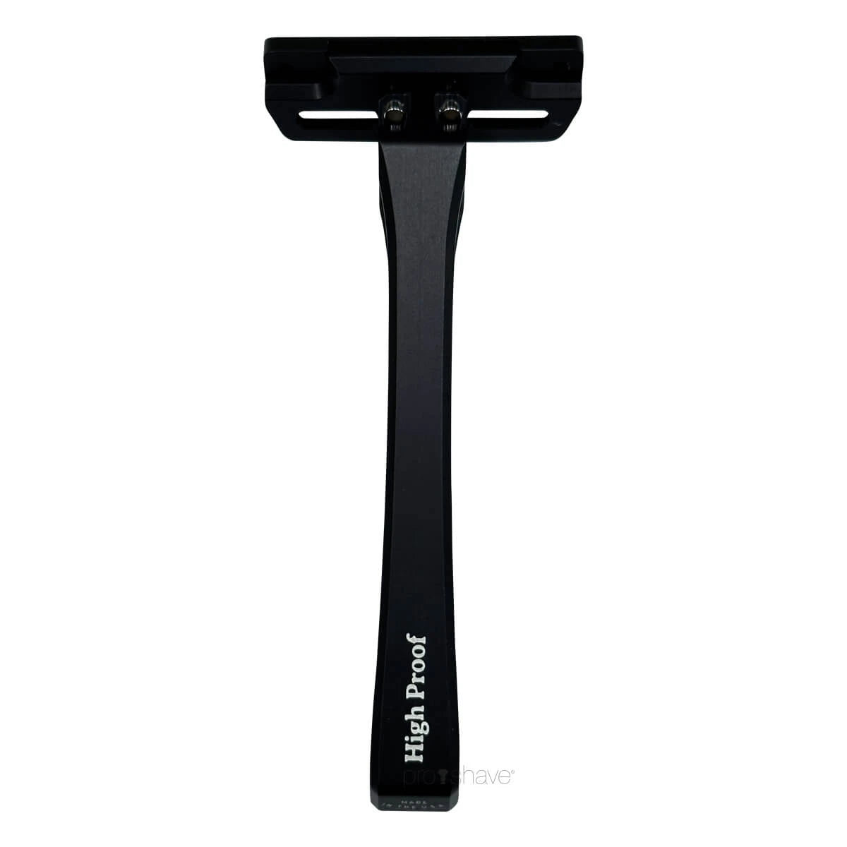 High Proof Razor Single Edge Black Aluminum