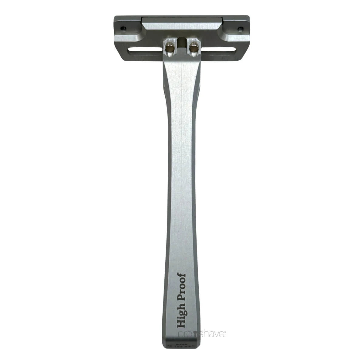 High Proof Razor Single Edge Silver Aluminum