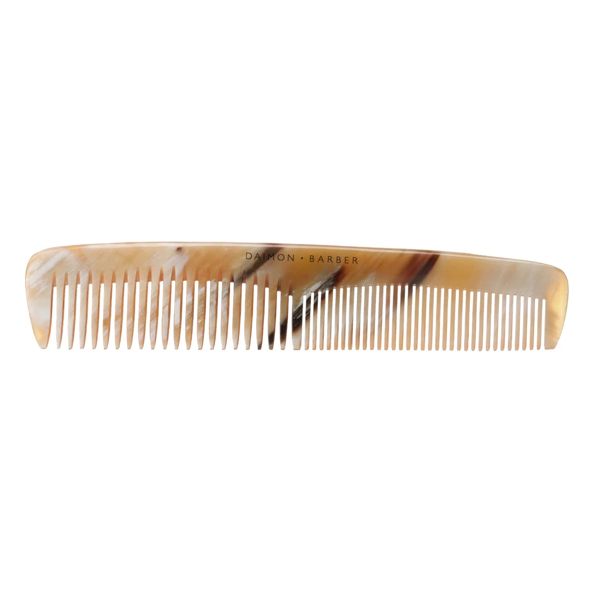 Daimon Barber Double Tooth Comb Horn