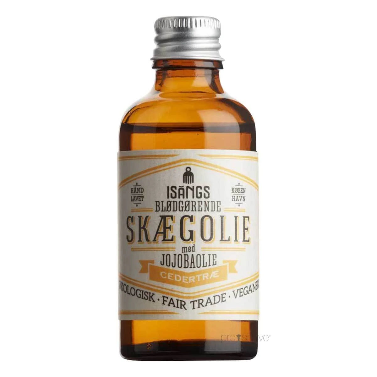 Isangs Blødgørende Skægolie  Cedertræ  50 Ml