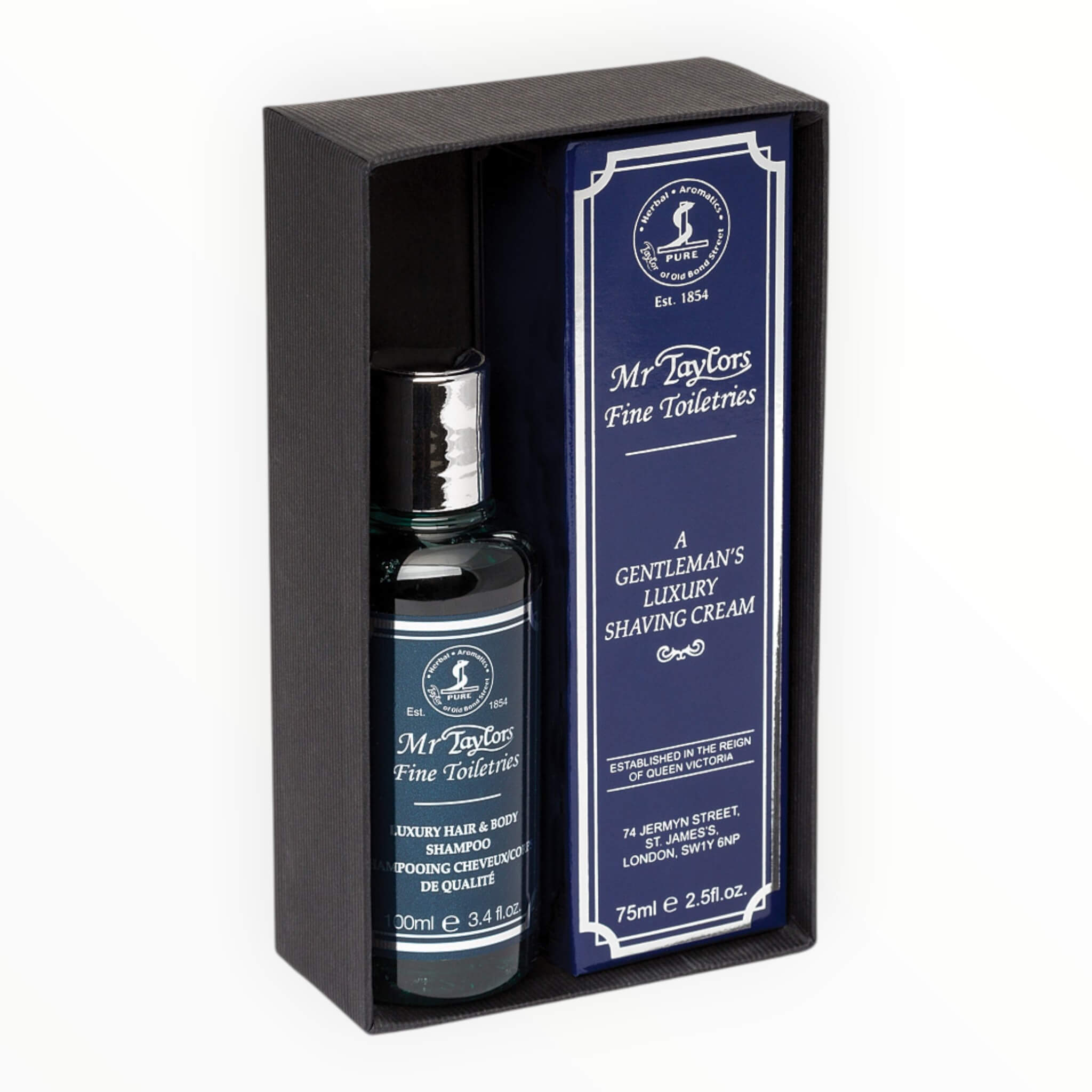 Taylor Of Old Bond Street Gavesæt Med Barbercreme Og Hår Bodyshampoo Mr Taylor