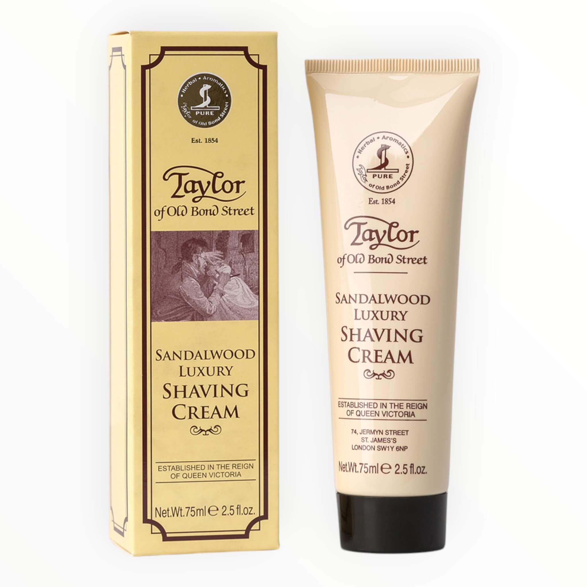 Taylor Of Old Bond Street Barbercreme Sandeltræ 75 Ml