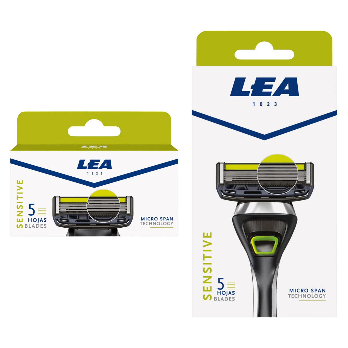 Lea Classic Sensitive 5 Sæt Skraber Barberblade