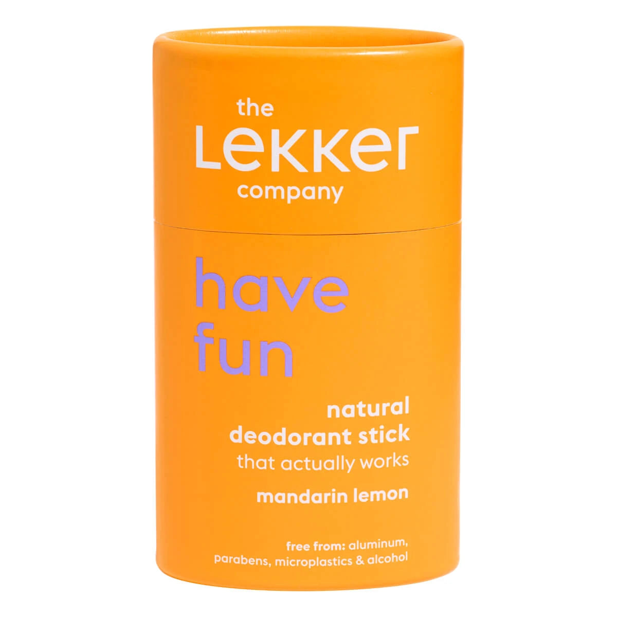 The Lekker Company Deodorant Stick  Have Fun   Mandarin   Lemon  40 G