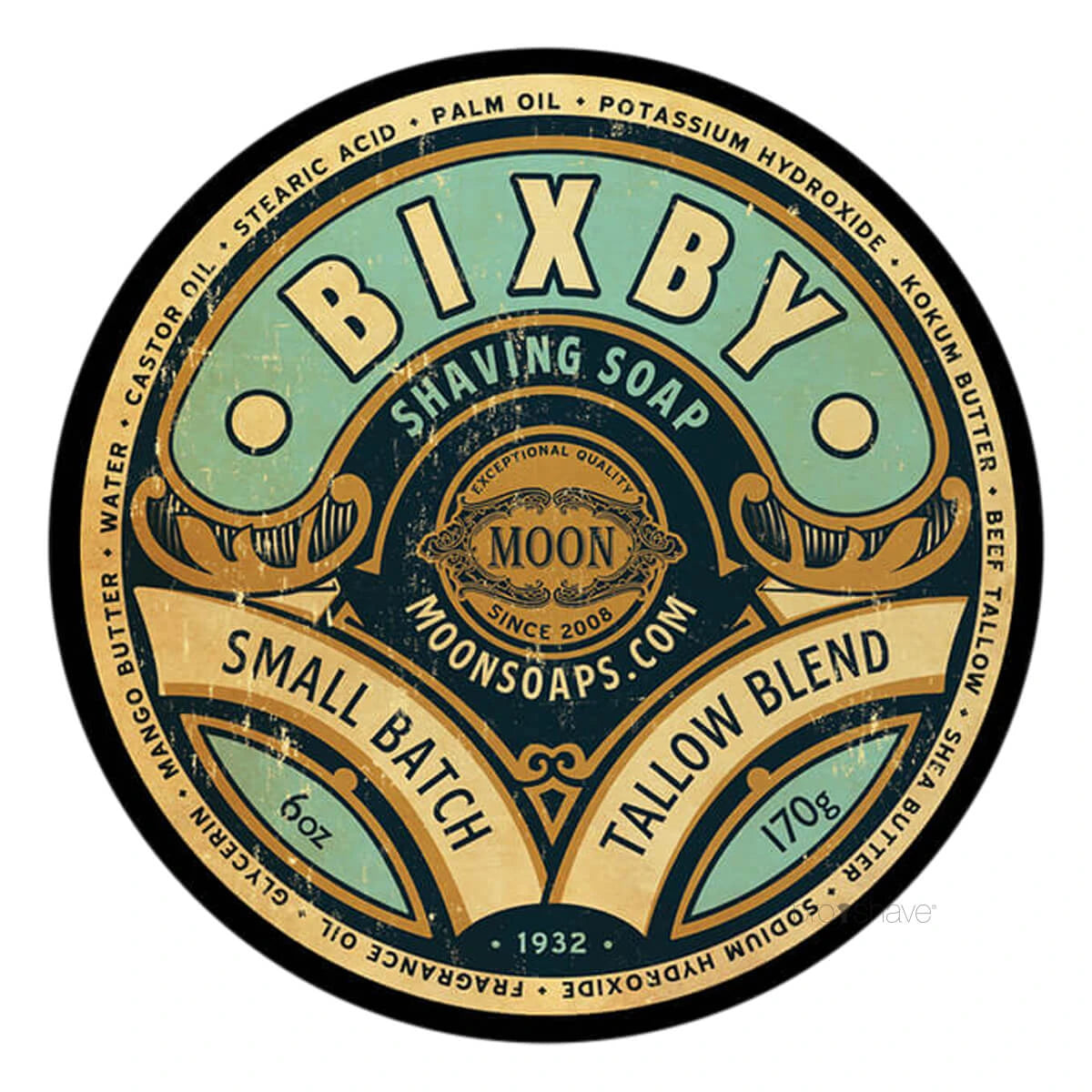Moon Soaps Barbersæbe Bixby 170 Gr