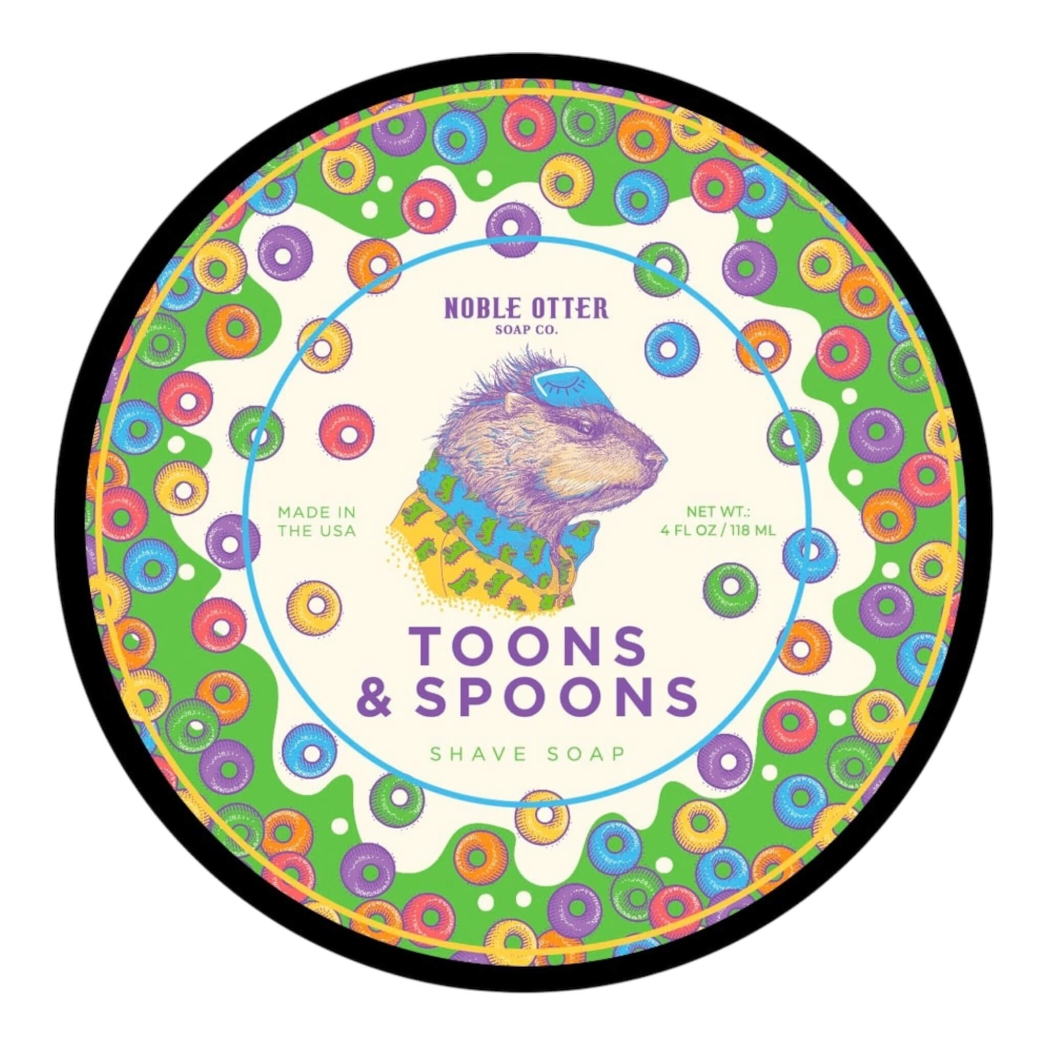 Noble Otter Barbersæbe Toons And Spoons 118 Ml