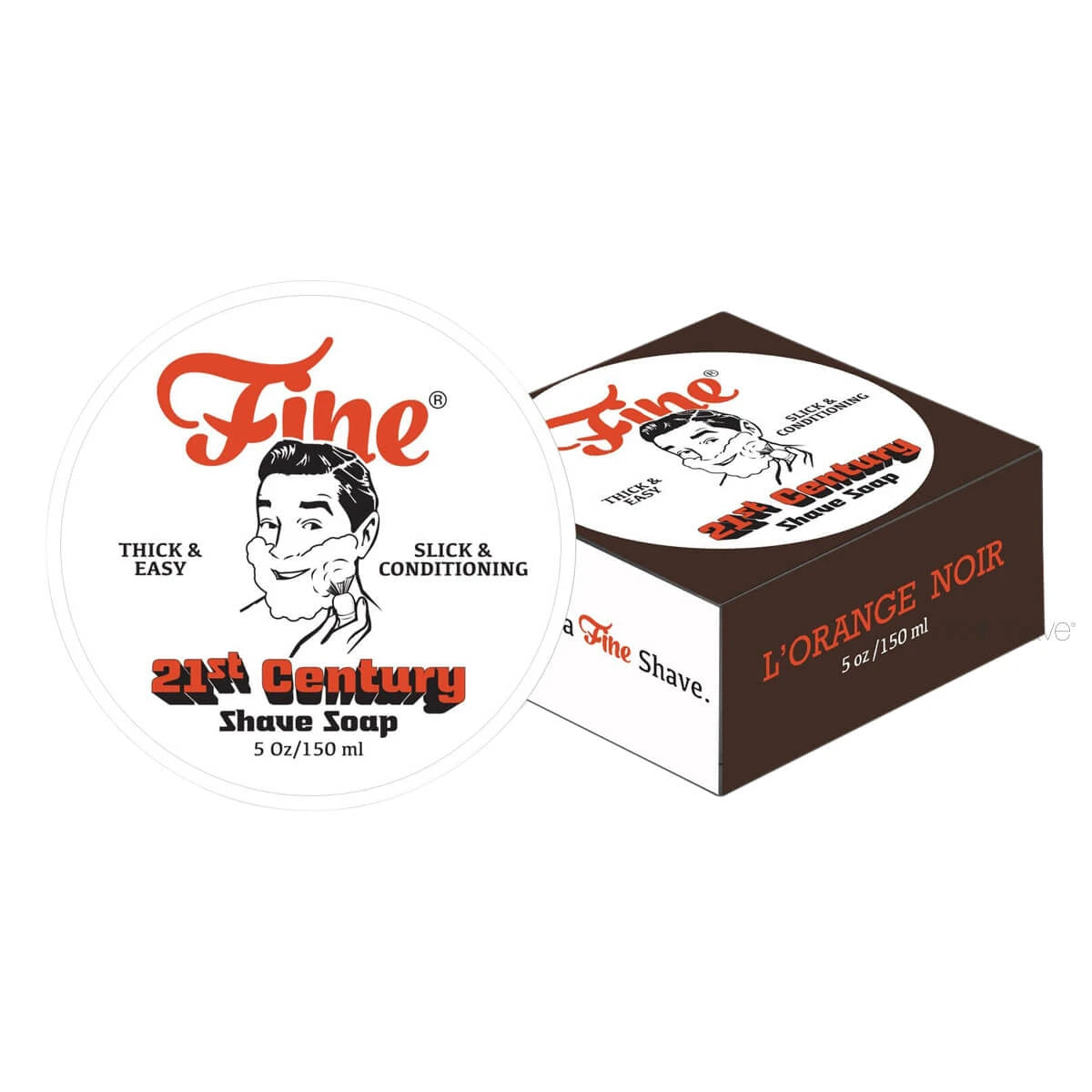 Fine Accoutrements L Apos Orange Noir Barbersæbe I Skål  150 Ml