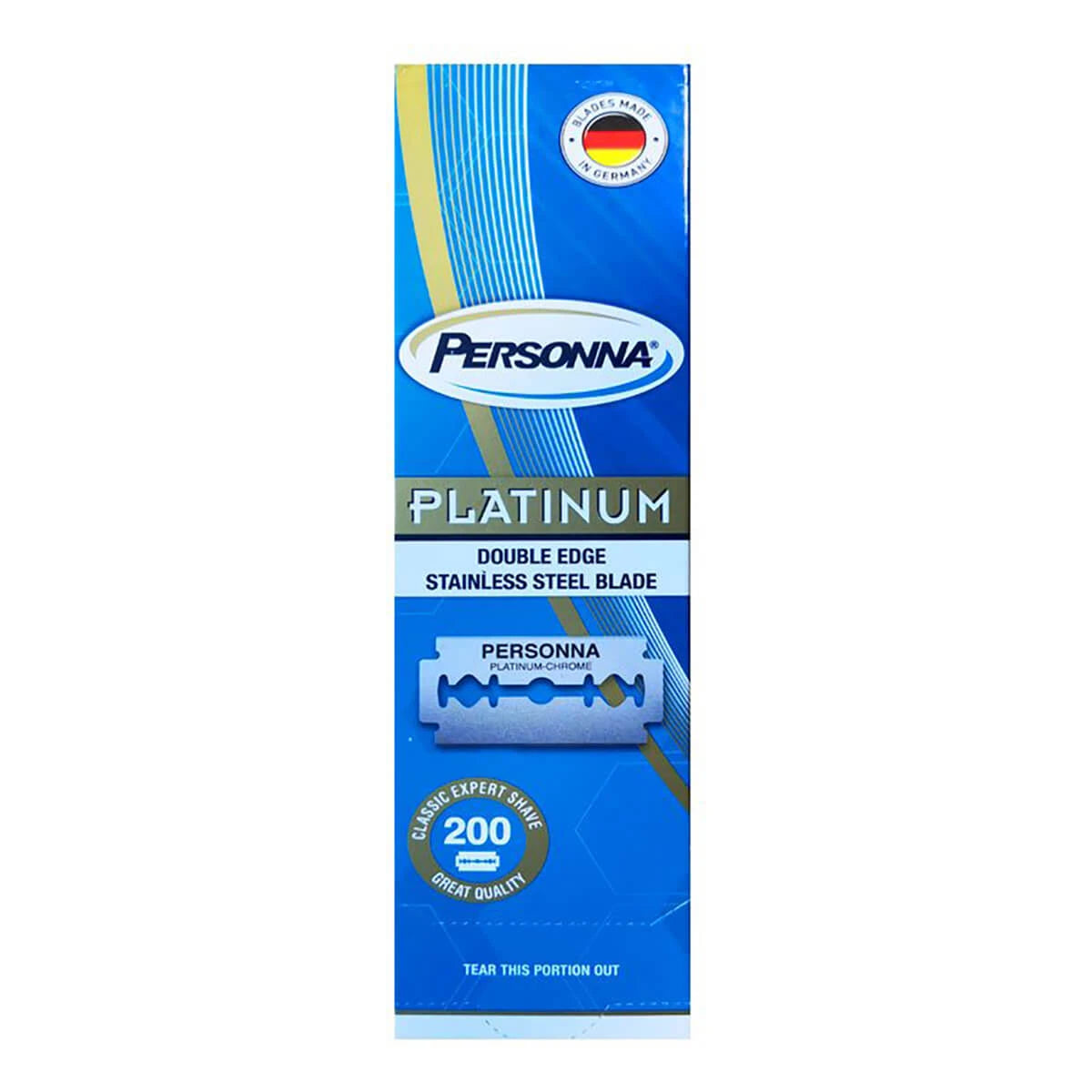 Personna Platinum De Barberblade  1 Stang  20x10 Stk   200 Stk