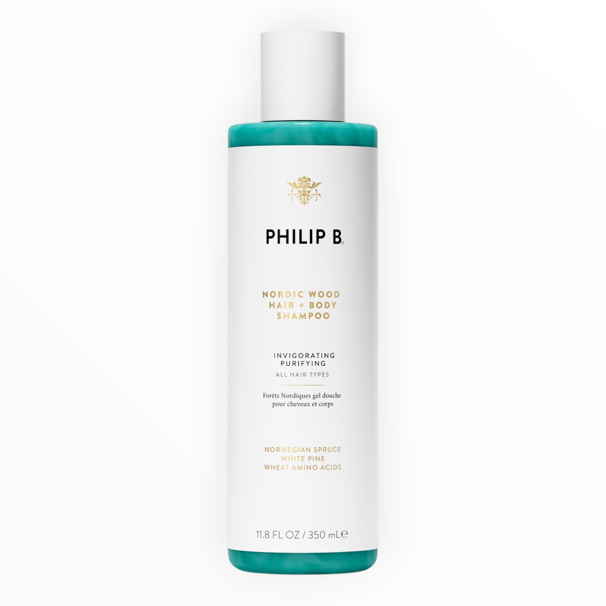 Philip B Nordic Wood Hair   Body Shampoo  350 Ml