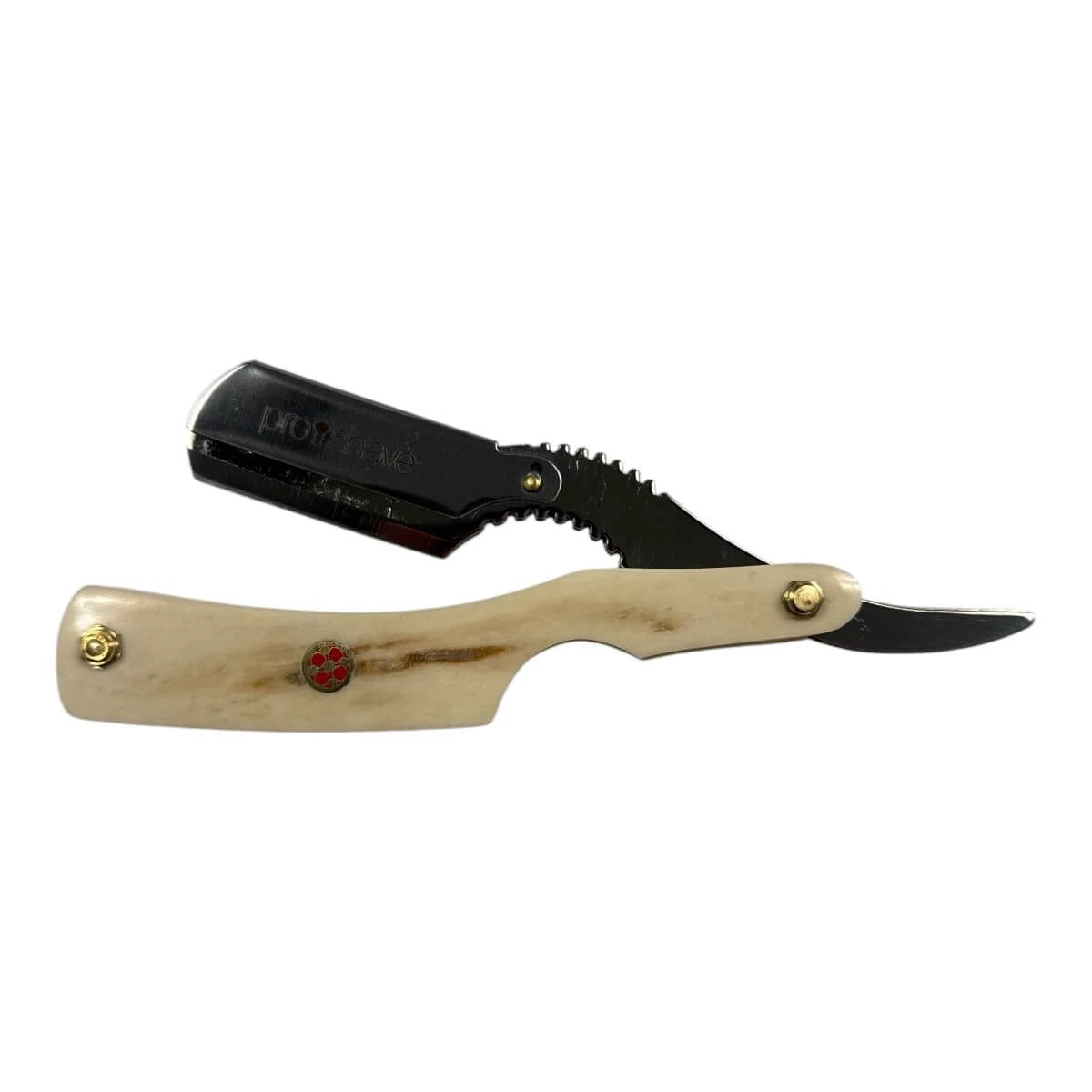 Proshave Straight Razor Til Udskiftelige Blade Bone