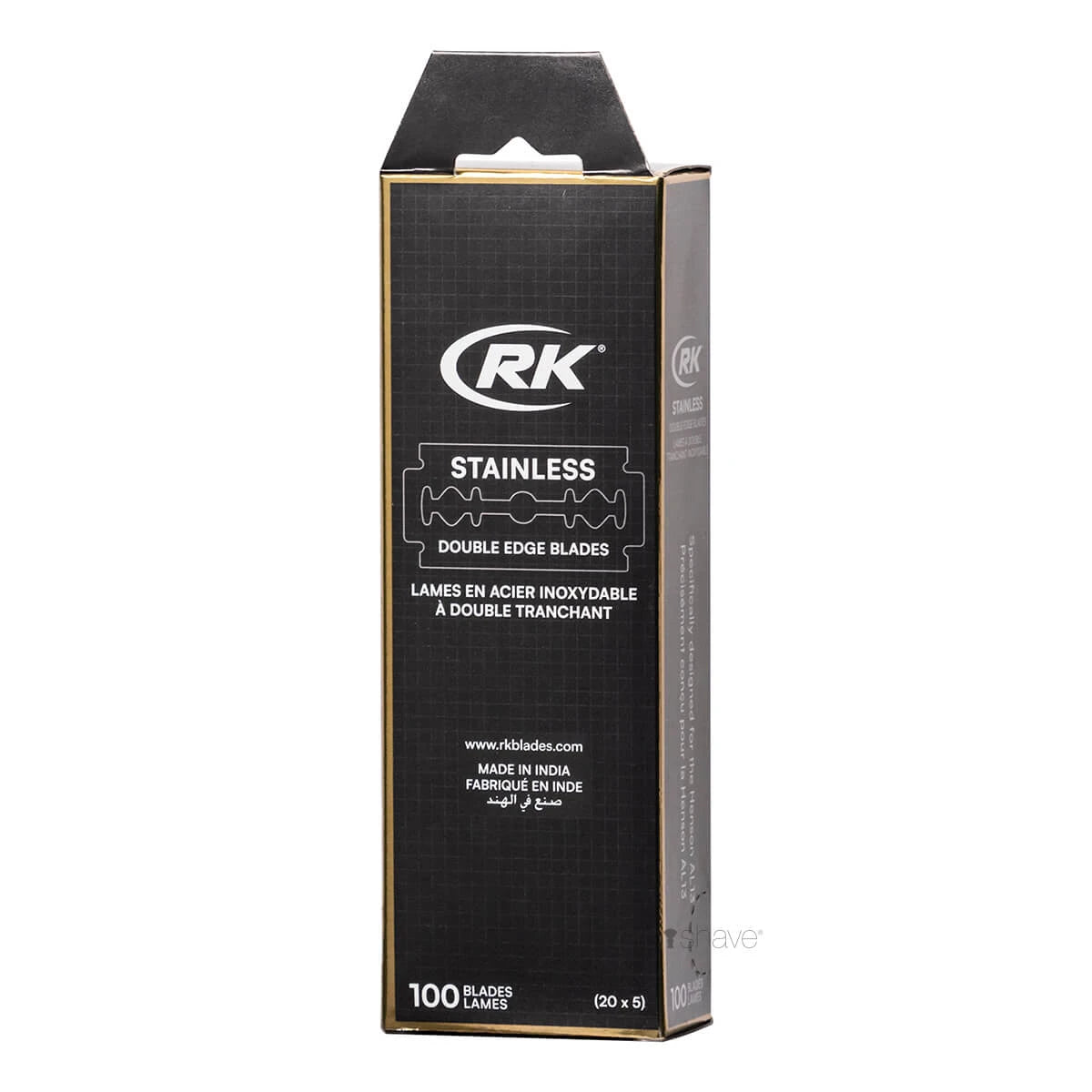 Henson Shaving Rk Shaving Stainless De Barberblade  1 Stang  20x5 Stk   100 Stk
