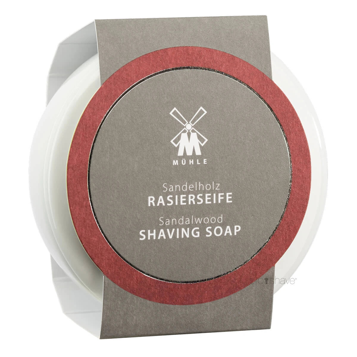 M? Hle Shaving Barbersæbe I Porcelænsskål Sandeltræ 65 Gr