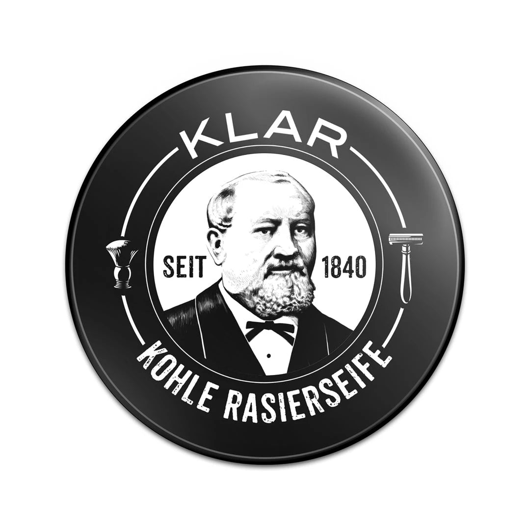 Klar Seifen Barbersæbe  Aktivt Kul  110 Gr