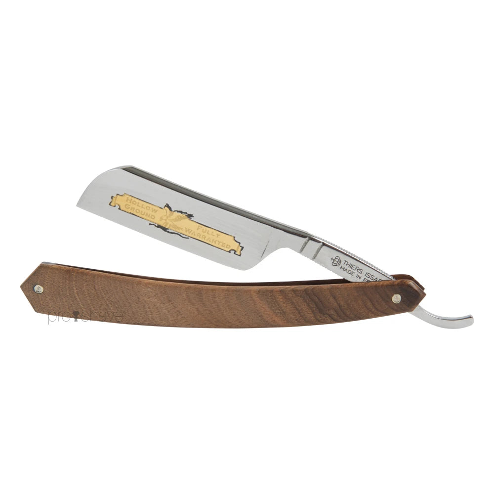 Thiers Issard Straight Razor 6 8 French Nose Valnøddetræ