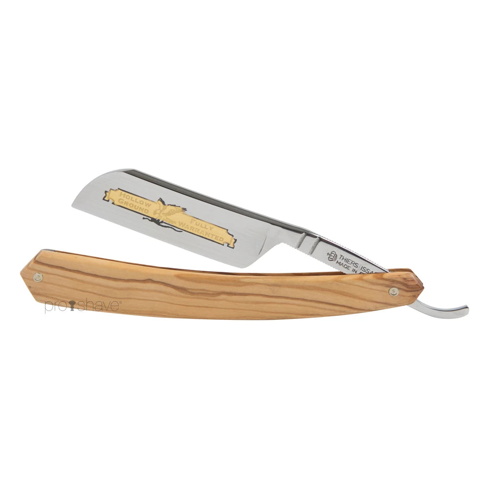 Thiers Issard Straight Razor 6 8 French Nose Oliventræ