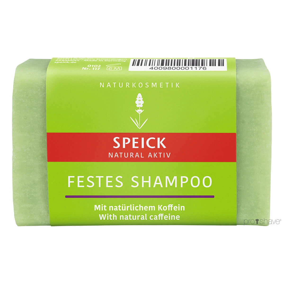 Speick Natural Active Shampoo Bar Koffein 60 Gr
