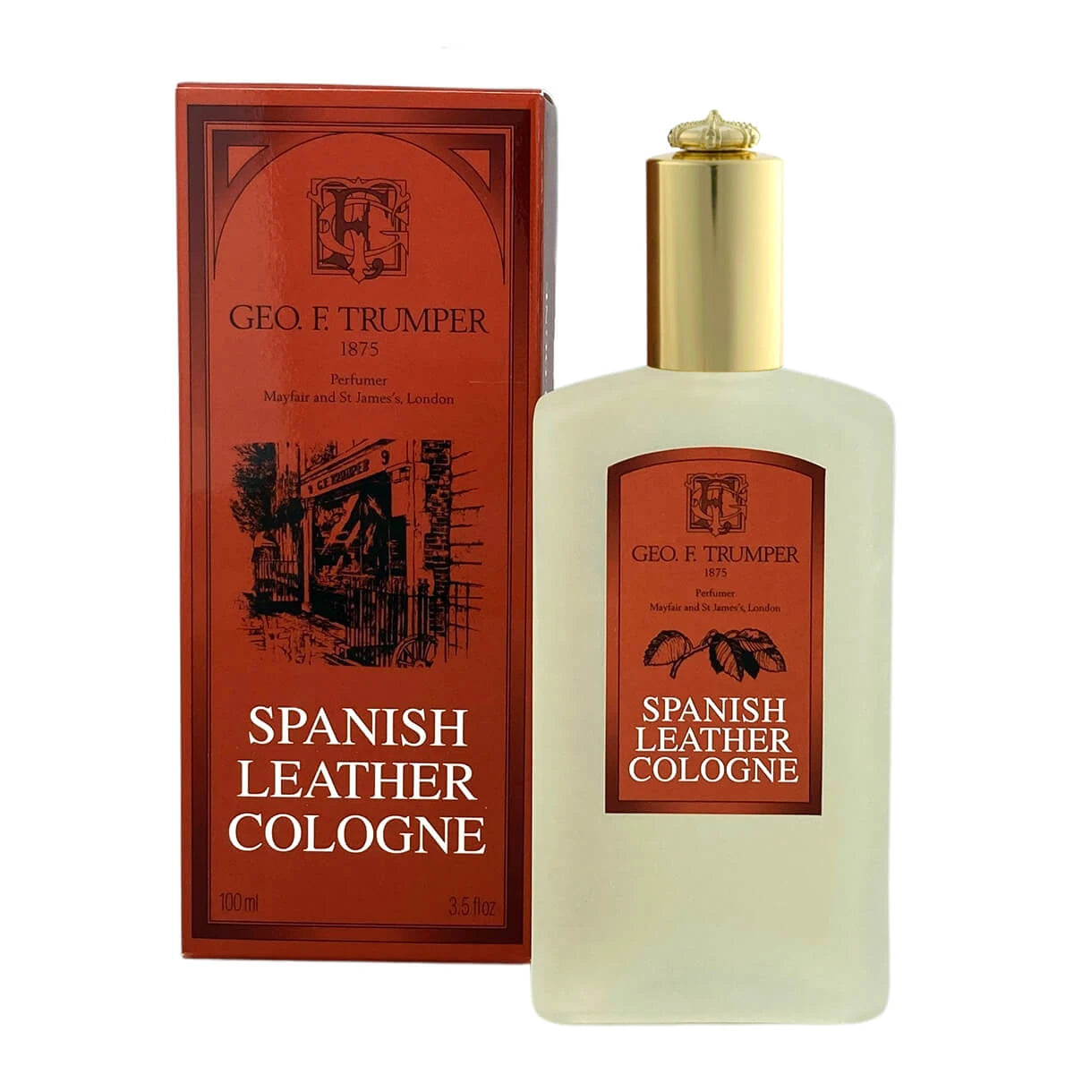 Geo F  Trumper Cologne  Spanish Leather  50 Ml